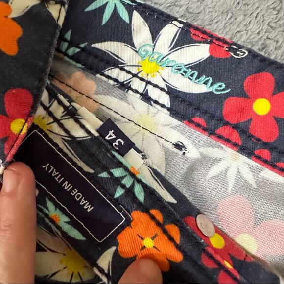 Vilebrequin Garonne Floral Shorts Size 34 - Picture 7 of 8